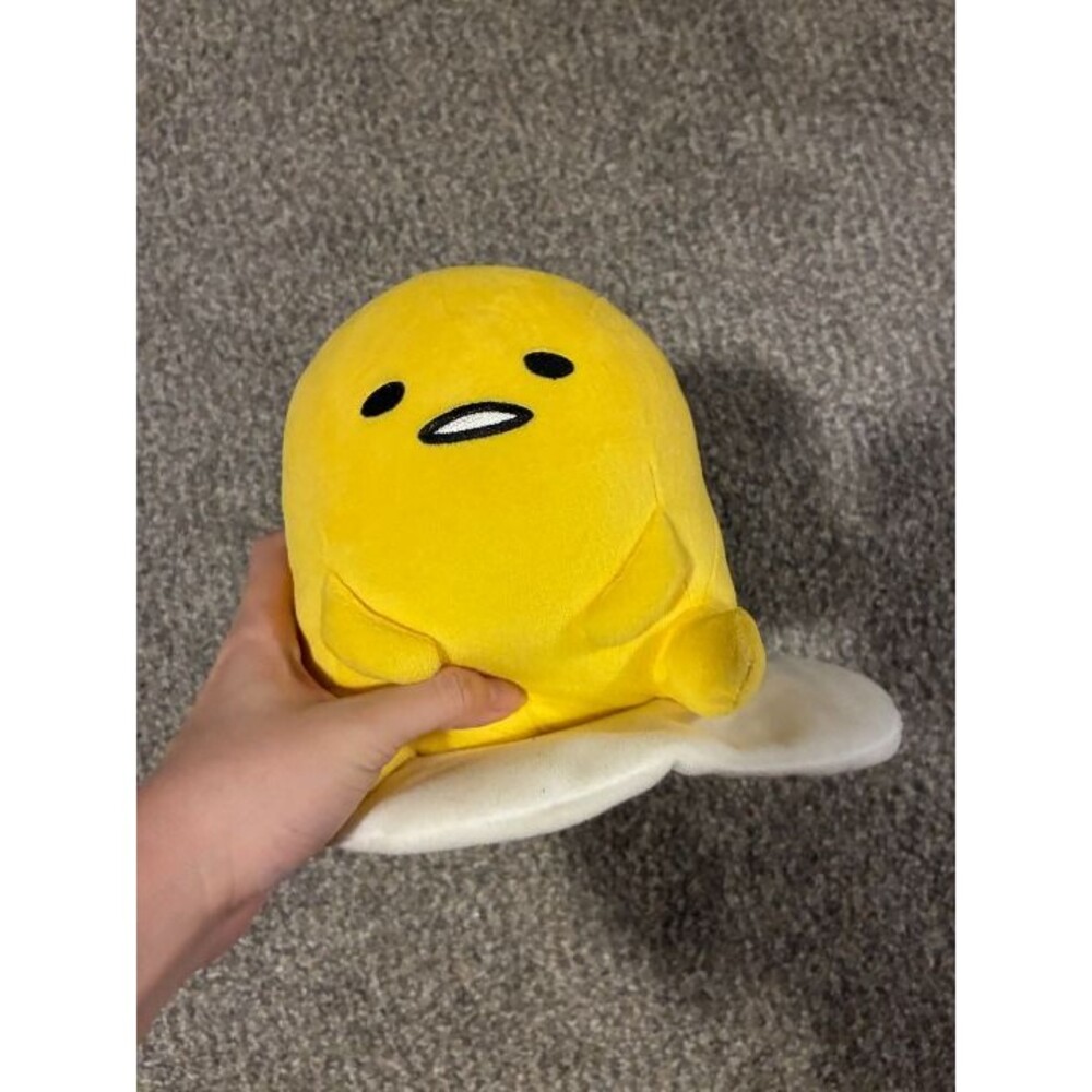 Sanrio Gudetama Lazy Egg 8in X 6in X 8in Stuffed Animal Plush Toy Collectible